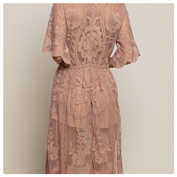 Strawberry Fields Hand-weaved Lace Dress - Picture 10 of 13